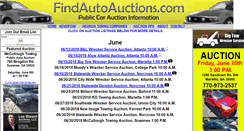 Desktop Screenshot of findautoauctions.com